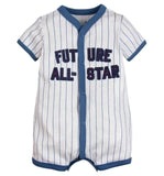 Summer baby boys clothes cotton Jumpsuit Short sleeve Roupas
