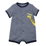 Summer baby boys clothes cotton Jumpsuit Short sleeve Roupas