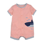 Summer baby boys clothes cotton Jumpsuit Short sleeve Roupas