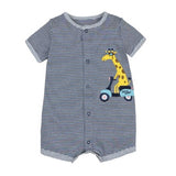 Summer baby boys clothes cotton Jumpsuit Short sleeve Roupas