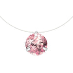 Trendy Female Transparent Fishing Line Necklace Silver Invisible Chain Necklace Women Rhinestone Choker Necklace Fashion Jewelry
