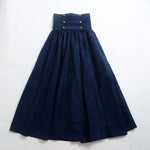 Vintage Skirt Long Steamounk Medieval Woman Elegant Walking Solid Hight Waist Middle Ages Renaissance Costumes Swing Skirts