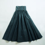 Vintage Skirt Long Steamounk Medieval Woman Elegant Walking Solid Hight Waist Middle Ages Renaissance Costumes Swing Skirts