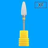 Electric Nail Drill Machine Drill Bits Ceramic Cuticle Clean Burr Nail Drill Bit Rotary Milling Cutter For Manicure Pedicure