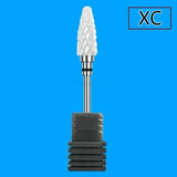 Electric Nail Drill Machine Drill Bits Ceramic Cuticle Clean Burr Nail Drill Bit Rotary Milling Cutter For Manicure Pedicure