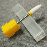 Electric Nail Drill Machine Drill Bits Ceramic Cuticle Clean Burr Nail Drill Bit Rotary Milling Cutter For Manicure Pedicure