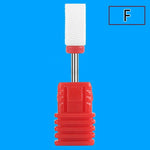 Electric Nail Drill Machine Drill Bits Ceramic Cuticle Clean Burr Nail Drill Bit Rotary Milling Cutter For Manicure Pedicure