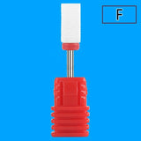 Electric Nail Drill Machine Drill Bits Ceramic Cuticle Clean Burr Nail Drill Bit Rotary Milling Cutter For Manicure Pedicure