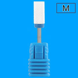 Electric Nail Drill Machine Drill Bits Ceramic Cuticle Clean Burr Nail Drill Bit Rotary Milling Cutter For Manicure Pedicure