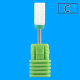 Electric Nail Drill Machine Drill Bits Ceramic Cuticle Clean Burr Nail Drill Bit Rotary Milling Cutter For Manicure Pedicure