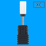 Electric Nail Drill Machine Drill Bits Ceramic Cuticle Clean Burr Nail Drill Bit Rotary Milling Cutter For Manicure Pedicure