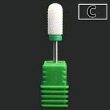 Electric Nail Drill Machine Drill Bits Ceramic Cuticle Clean Burr Nail Drill Bit Rotary Milling Cutter For Manicure Pedicure