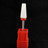 Electric Nail Drill Machine Drill Bits Ceramic Cuticle Clean Burr Nail Drill Bit Rotary Milling Cutter For Manicure Pedicure