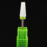 Electric Nail Drill Machine Drill Bits Ceramic Cuticle Clean Burr Nail Drill Bit Rotary Milling Cutter For Manicure Pedicure