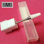 Electric Nail Drill Machine Drill Bits Ceramic Cuticle Clean Burr Nail Drill Bit Rotary Milling Cutter For Manicure Pedicure
