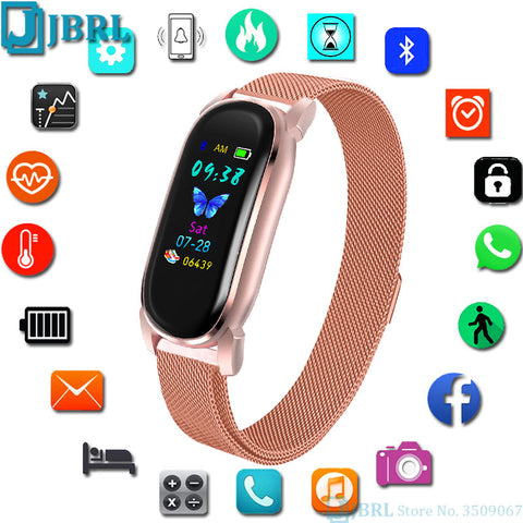 Women Men Electronic LED  Bluetooth Wristwatch