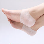 2Pcs New Silicone Feet Care Socks Moisturizing Gel Heel Thin Socks with Hole Cracked Foot Skin Care Protectors Foot Care Tool
