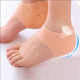 2Pcs New Silicone Feet Care Socks Moisturizing Gel Heel Thin Socks with Hole Cracked Foot Skin Care Protectors Foot Care Tool