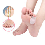 2Pcs New Silicone Feet Care Socks Moisturizing Gel Heel Thin Socks with Hole Cracked Foot Skin Care Protectors Foot Care Tool