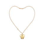 heart love forever pendant Necklace Enlarge Photo Small Box Necklace Heart Shaped Creative Gift Jewelry Decoration Femme #ZC